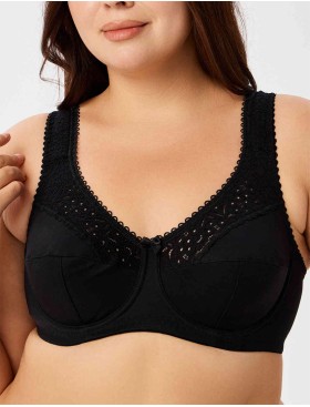 Бюстгальтер мягкий Lauma COTTON CLASSIC L02131 / L02150 черный, Цвет: черный, Размеры: 90B, изображение 6