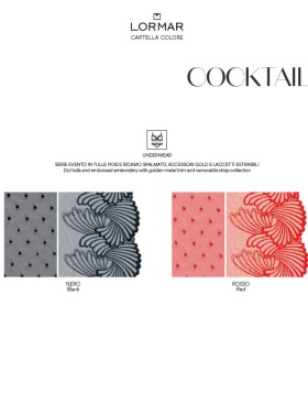 Комплект Lormar COCKTAIL пуш-ап+бразилиана Coc53935 nero, Цвет: nero (черный), Размеры: 70B, изображение 8