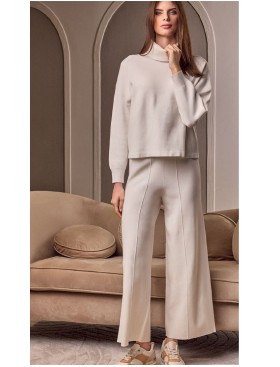 Теплый костюм из трикотажа с начесом Lormar BASIC 603897LU latte, Цвет: latte (молочный), Размеры: M/L, изображение 3