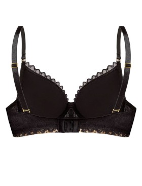 Бюстгальтер пуш-ап Mefemi TRISTANE P-UP черный, Цвет: черный, Размеры: 65E, изображение 11