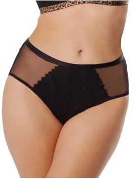 Высокие трусики Mefemi TRISTANE szorty черный, Цвет: черный, Размеры: L, изображение 2