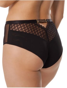 Высокие трусики Mefemi TRISTANE szorty черный, Цвет: черный, Размеры: L