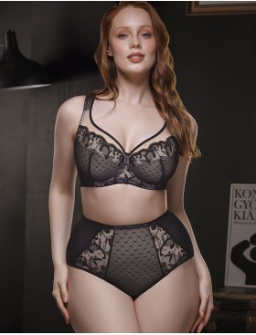 Бюстгальтер с широкими бретелями Mioocchi BARBARA 8381 nero, Цвет: nero (черный), Размеры: 75C, изображение 6