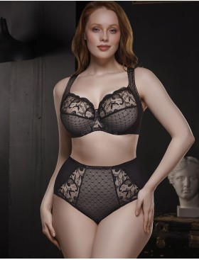 Бюстгальтер с подкроем Mioocchi BARBARA 8382 nero, Цвет: nero (черный), Размеры: 75C, изображение 6