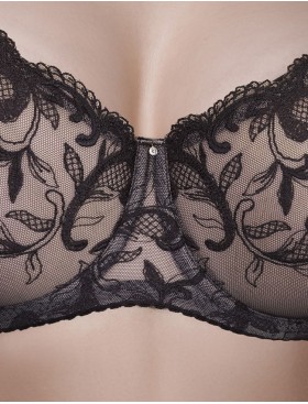 Бюстгальтер мягкий балконет Mioocchi BARBARA 8383 nero, Цвет: nero (черный), Размеры: 75D, изображение 4