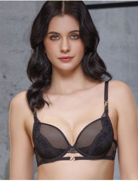 Бюстгальтер с формованной чашкой Mioocchi SCARLETT 8331 nero, Цвет: nero (черный), Размеры: 70B, изображение 5