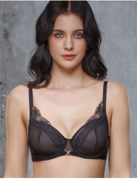 Бюстгальтер с мягкой чашкой Mioocchi SCARLETT 8332 nero, Цвет: nero (черный), Размеры: 75C, изображение 5