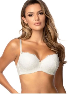 Бюстгальтер балконет Orhideja 587-437 молоко, Цвет: молоко, Размеры: 75G, изображение 3