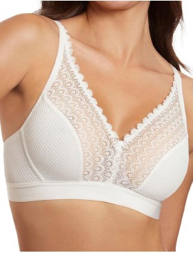 Бюстгальтер бралетт без каркасов Selene CLOE слоновая кость, Цвет: слоновая кость, Размеры: 80B