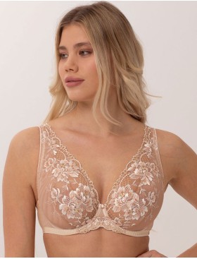 Бюстгальтер бралетт Subtille PATRICIA BEIGE soft bralette big, Цвет: бежевый, Размеры: 65F, изображение 3