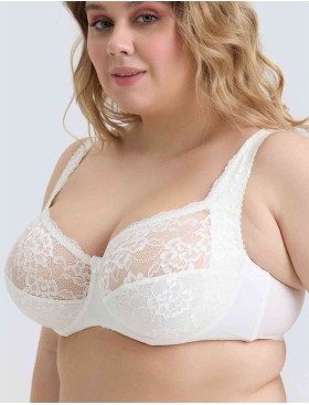 Бюстгальтер мягкий с подкроем Elli 1013 молоко, Цвет: молоко, Размеры: 100C, изображение 3