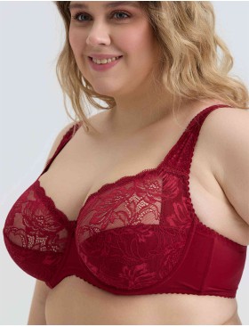 Бюстгальтер мягкий с подкроем Elli 1013 румба, Цвет: румба, Размеры: 100C, изображение 4