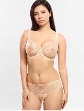 Кружевные трусы стринги Empreinte 01225 AMOUR NACRE перламутр, Цвет: перламутр, Размеры: M, изображение 3