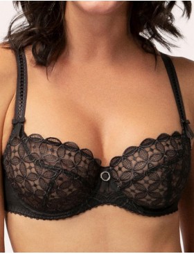 Бюстгальтер балконет мягкий Empreinte 08212 ROMY лакрица, Цвет: лакрица, Размеры: 65F