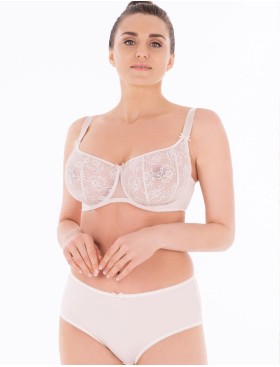 Кружевной бюстгальтер балконет Honey H43-21-L крем-брюле, Цвет: крем-брюле, Размеры: 65I, изображение 3