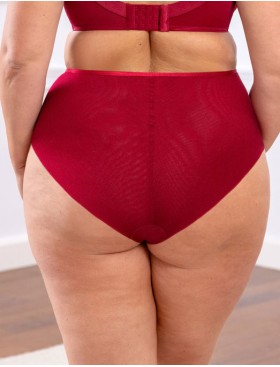 Трусы высокие Kris Line CHERRY briefs high waist, Цвет: вишневый, Размеры: XL, изображение 2