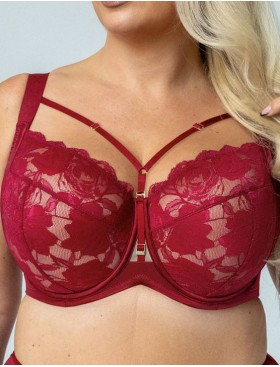 Бюстгальтер с подкроем Kris Line CHERRY soft full cup, Цвет: вишневый, Размеры: 90H