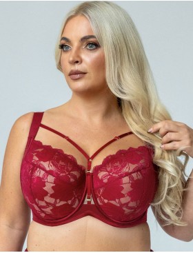 Бюстгальтер с подкроем Kris Line CHERRY soft full cup, Цвет: вишневый, Размеры: 90H, изображение 3