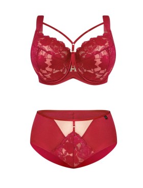 Бюстгальтер с подкроем Kris Line CHERRY soft full cup, Цвет: вишневый, Размеры: 90H, изображение 8