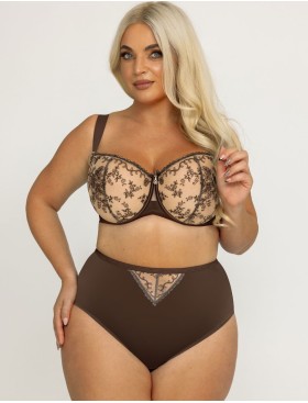 Трусы высокие Kris Line MOCCA briefs high waist, Цвет: мокка, Размеры: M, изображение 3