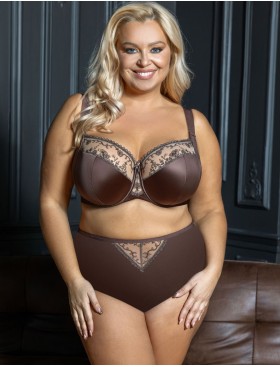 Трусы высокие Kris Line MOCCA briefs high waist, Цвет: мокка, Размеры: M, изображение 6