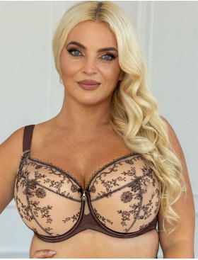 Бюстгальтер с подкроем Kris Line MOCCA soft full cup, Цвет: мокка, Размеры: 90H, изображение 3