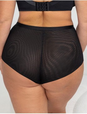 Трусы высокие Kris Line QUEEN briefs high waist, Цвет: черный, Размеры: XL, изображение 2