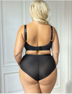 Трусы высокие Kris Line QUEEN briefs high waist, Цвет: черный, Размеры: XL, изображение 6