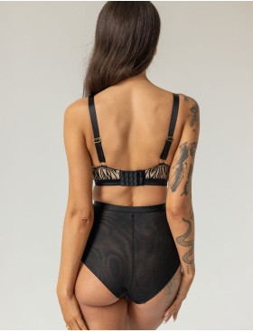 Трусы высокие Kris Line QUEEN briefs high waist, Цвет: черный, Размеры: XL, изображение 4