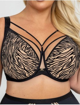 Бюстгальтер с подкроем Kris Line QUEEN soft full cup, Цвет: черный, Размеры: 90H