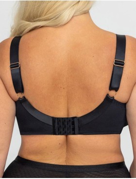 Бюстгальтер с подкроем Kris Line QUEEN soft full cup, Цвет: черный, Размеры: 90H, изображение 2