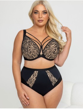 Бюстгальтер с подкроем Kris Line QUEEN soft full cup, Цвет: черный, Размеры: 90H, изображение 6