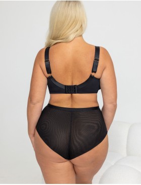 Бюстгальтер с подкроем Kris Line QUEEN soft full cup, Цвет: черный, Размеры: 90H, изображение 7