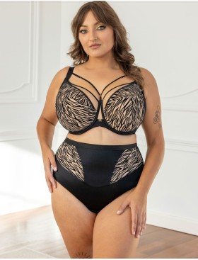 Бюстгальтер с подкроем Kris Line QUEEN soft full cup, Цвет: черный, Размеры: 90H, изображение 5