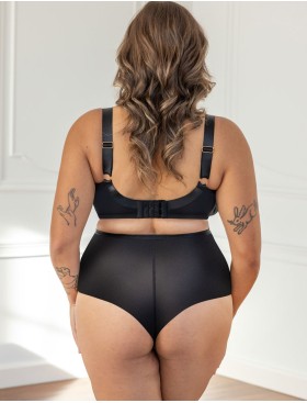 Высокие стринги Kris Line QUEEN stringshorts high waist, Цвет: черный, Размеры: M, изображение 4