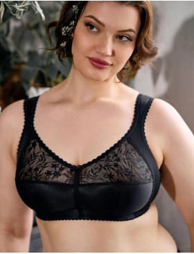 Бюстгальтер мягкий без косточек Sermija MELISSA 186-25-L чёрный, Цвет: чёрный, Размеры: 110D, изображение 2