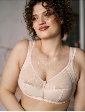 Бюстгальтер мягкий без косточек Sermija MELISSA 186-25-L крем-брюле, Цвет: крем-брюле, Размеры: 110D, изображение 2