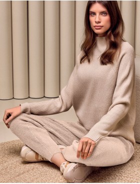 Костюм английский вязки Lormar BRITISH 603901LU vangilia, Цвет: vangilia (бежевый), Размеры: S/M