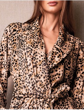 Леопардовый халат Lormar CLUTCH 673860LU animalier, Цвет: animalier (анимал-принт), Размеры: M, изображение 2