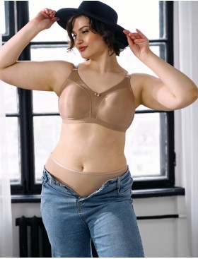 Бюстгальтер мягкий без косточек Sermija LIZE 180-19-L / 181-19-L фраппе, Цвет: фраппе, Размеры: 75D, изображение 3