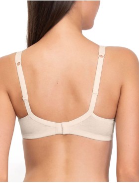 Хлопковый бюстгальтер без каркасов Sielei NATURAL COTTON 1450 ecru melange, Цвет: ecru melange, Размеры: 80B, изображение 2