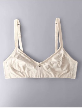 Хлопковый бюстгальтер без каркасов Sielei NATURAL COTTON 1450 ecru melange, Цвет: ecru melange, Размеры: 80B, изображение 5