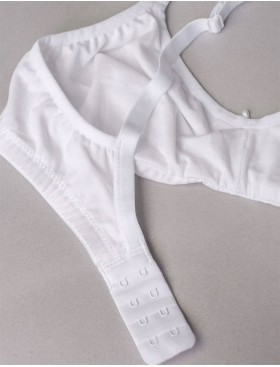 Хлопковый бюстгальтер без каркасов Sielei NATURAL COTTON 1450 bianco, Цвет: bianco (белый), Размеры: 75B, изображение 9