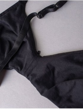 Хлопковый бюстгальтер без каркасов Sielei NATURAL COTTON 1450 nero, Цвет: nero (черный), Размеры: 95B, изображение 7