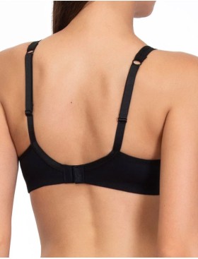 Хлопковый бюстгальтер без каркасов Sielei NATURAL COTTON 1450 nero, Цвет: nero (черный), Размеры: 95B, изображение 2