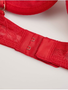 Бюстгальтер с пуш-ап вкладышами Esotiq CEST 43986 красный, Цвет: красный, Размеры: 70C, изображение 12