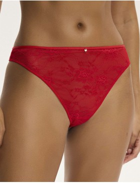 Кружевные трусики с бантом Esotiq CEST 43989 красный, Цвет: красный, Размеры: S, изображение 2