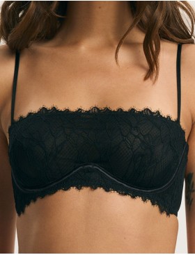 Кружевной бюстгальтер Esotiq CMON 43996 черный, Цвет: черный, Размеры: S