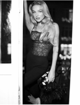 Кружевное боди Esotiq CMON 44003 черный, Цвет: черный, Размеры: S, изображение 10