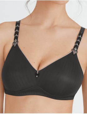 Бюстгальтер мягкий без косточек Felina 203283 ELEMENTARY тёмно-серый, Цвет: тёмно-серый, Размеры: 75B